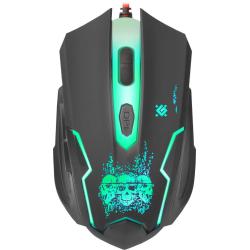 Mysz przewodowa Defender SKULL GM-180L 3200dpi 6P + podkładka Gaming + GRA