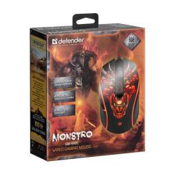 Mysz przewodowa Defender MONSTRO GM-510L 3200dpi 6P...