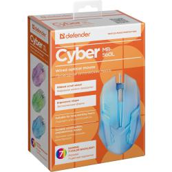 Mysz przewodowa Defender CYBER MB-560L 1200dpi 3P biała