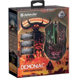 Mysz przewodowa Defender DEMONIAC GM-540L 3200dpi 6P Gaming + GRA