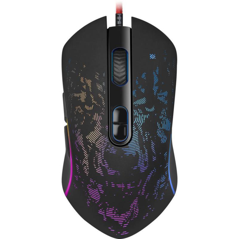 Mysz przewodowa Defender WITCHER GM-990 3200dpi 6P Gaming RGB + GRA