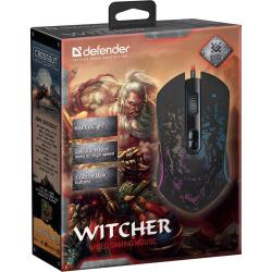 Mysz przewodowa Defender WITCHER GM-990 3200dpi 6P Gaming RGB + GRA