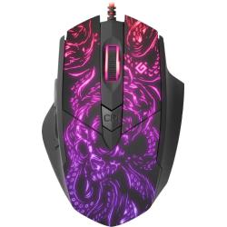 Mysz przewodowa Defender TITAN GM-650L 6400dpi Gaming 6P RGB + GRA