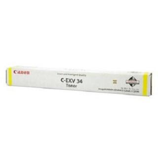 Canon Toner C-EXV34 (3785B002) Yellow, Wydajność 19000 stron.