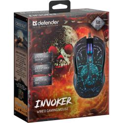 Mysz przewodowa Defender INVOKER GM-947 3200dpi 6P Gaming + GRA