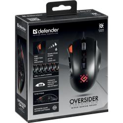 Mysz przewodowa Defender OVERSIDER GM-917 12000dpi 14P Gaming RGB