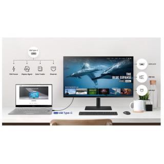 Monitor 27 cali ViewFinity S60UA IPS 2560x1440 WQHD 16:9 1xHDMI 2xDP(In+Out) 1xUSB-C 90W 3xUSB 3.0 LAN 5ms PinP/PbyP 75Hz