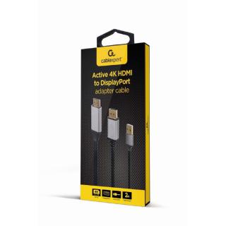 Adapter HDMI do DP 4K M 60Hz USB-A powered