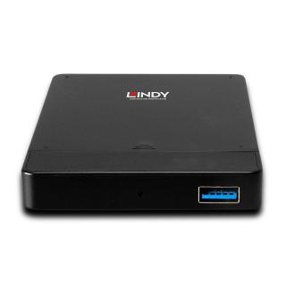 Obudowa na dysk LINDY SATA - USB 3.0 czarna