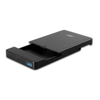 Obudowa na dysk LINDY SATA - USB 3.0 czarna