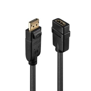 Konwerter DisplayPort do HDMI LINDY czarny