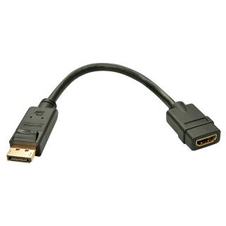 Konwerter DisplayPort do HDMI LINDY czarny