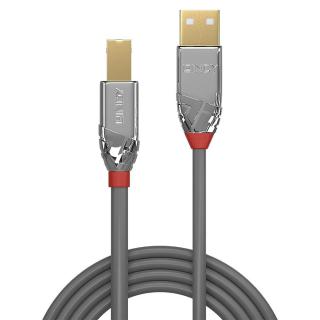 Kabel drukarkowy USB LINDY 2.0 A/M - USB B/M, Cromo Line...