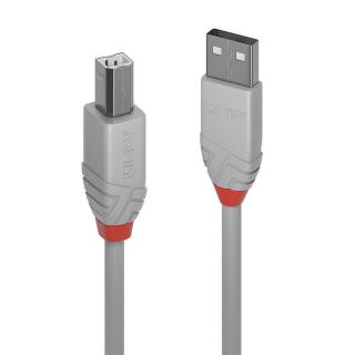 Kabel USB 2.0 LINDY A/M - B/M Anthra Line 1m do drukarki...