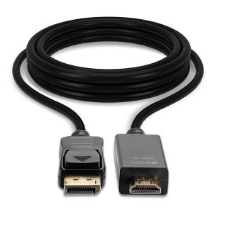 Kabel adapter LINDY DisplayPort - DVI M/M 3m czarny 4K 60Hz