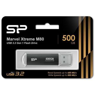 Pendrive Silicon Power Marvel Xtreme M80 500GB USB 3.2 Grey