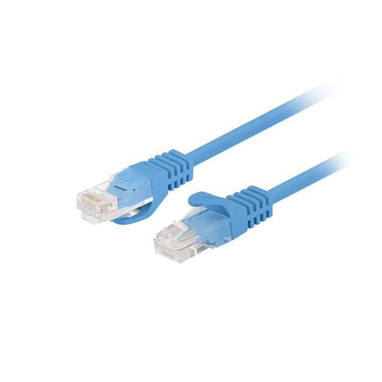 Patchcord Lanberg UTP kat.5e 1,5m niebieski 10-Pack