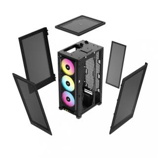 Obudowa 2000D AIRFLOW RGB Mini-ITX Czarna