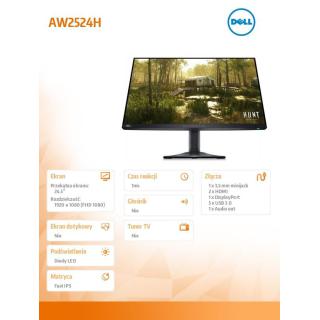 Monitor G2524H 24.5 cala 240Hz FHD/16:9/DP/HDMI/USB/3Y