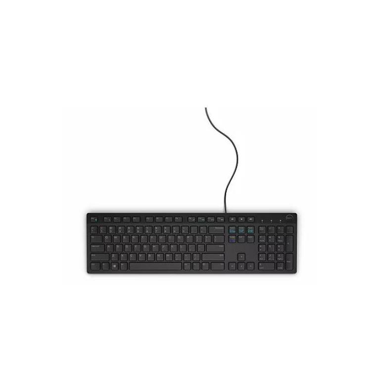 Klawiatura multimedialna KB216 US International (QWERTY) - czarna (RTL BOX)