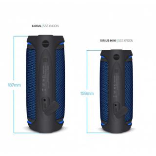 Głośnik Bluetooth SSS 6400 Sirius 30W, TWS, NFC, IPX6 Niebieski