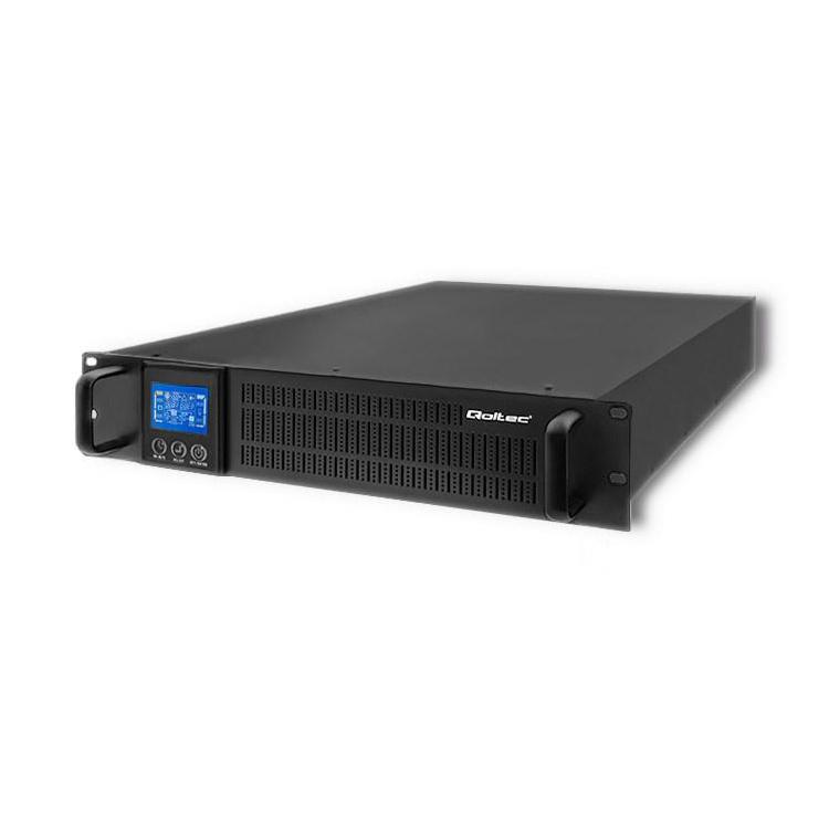 QOLTEC ZASILACZ AWARYJNY UPS RACK | 2KVA | 1600W | LCD