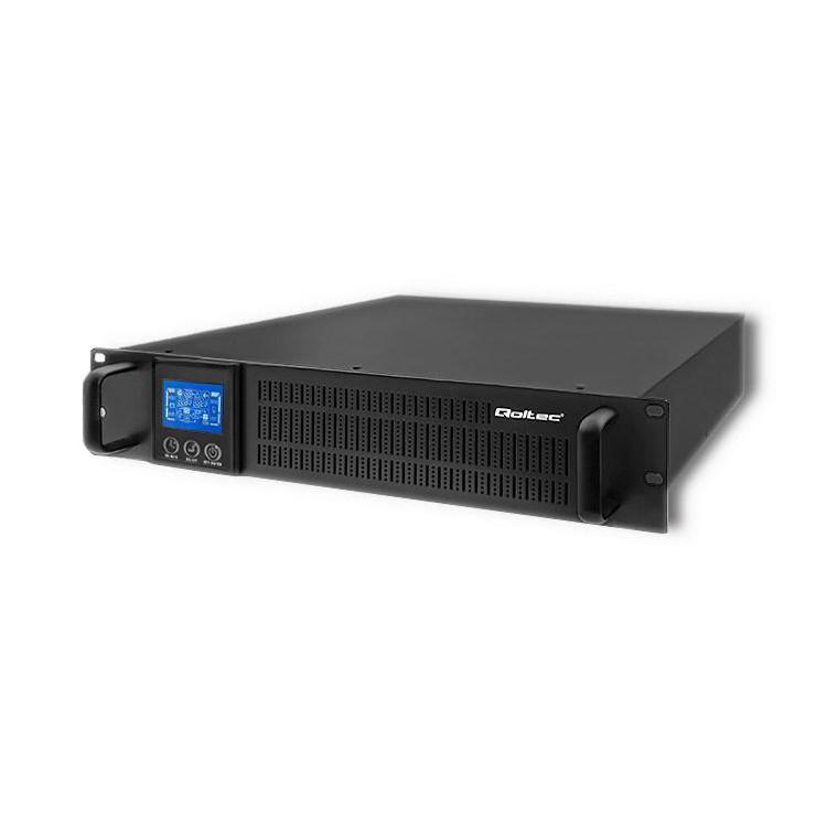 QOLTEC ZASILACZ AWARYJNY UPS RACK | 1KVA | 800W | LCD