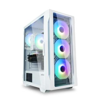 Obudowa Neo TG Mid Tower RGB 4xwentylator, biała