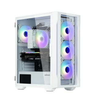 Obudowa I3 Neo TG White Mid Tower RGB 4xwentylator, biała