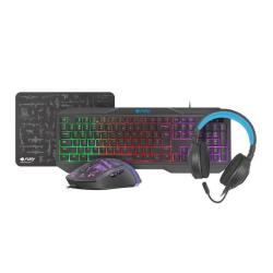 Zestaw przewodowy klawiatura + mysz + słuchawki + podkładka Fury Thunderstreak 3.0 Gaming