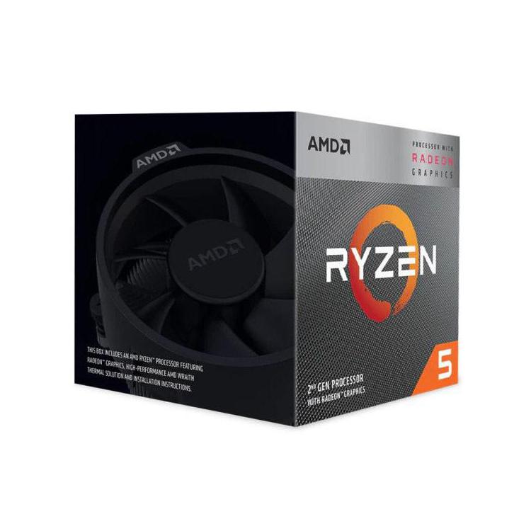 Procesor AMD Ryzen 5 3400G YD3400C5FHBOX (3700 MHz (min) 4200 MHz (max) AM4 BOX)