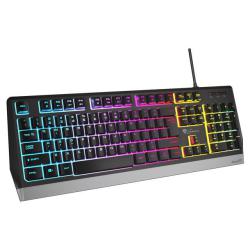 Klawiatura przewodowa Genesis Rhod 300 RGB Gaming czarna