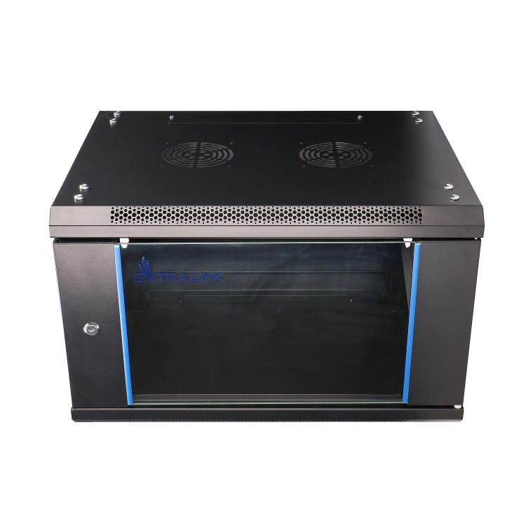 Extralink - szafka wisząca 19" 6U 600x600 Czarna