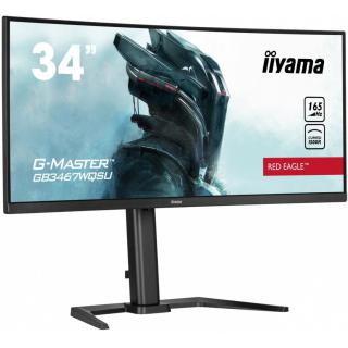 Monitor 34 cale G-MASTER GB3467WQSU-B5 VA,UWQHD,165HZ,HAS(15cm),1500R,4xUSB