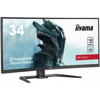 Monitor 34 cale G-MASTER GB3467WQSU-B5 VA,UWQHD,165HZ,HAS(15cm),1500R,4xUSB