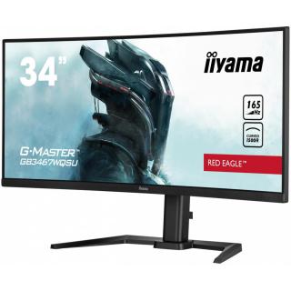 Monitor 34 cale G-MASTER GB3467WQSU-B5 VA,UWQHD,165HZ,HAS(15cm),1500R,4xUSB