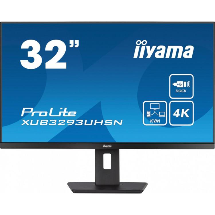 Monitor ProLite XUB3293UHSN 31.5 cala XUB3293UHSN-B5 IPS,4K,USB-C DOCK,KVM,SLIM,2x3W,RJ45