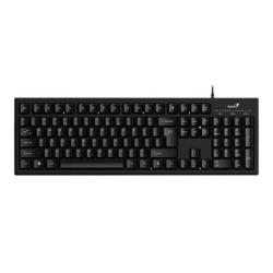 Klawiatura przewodowa Genius KB-100 Offcie black, Full...