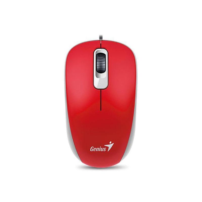 Mysz przewodowa Genius DX-110 Passion Red 1000 DPI