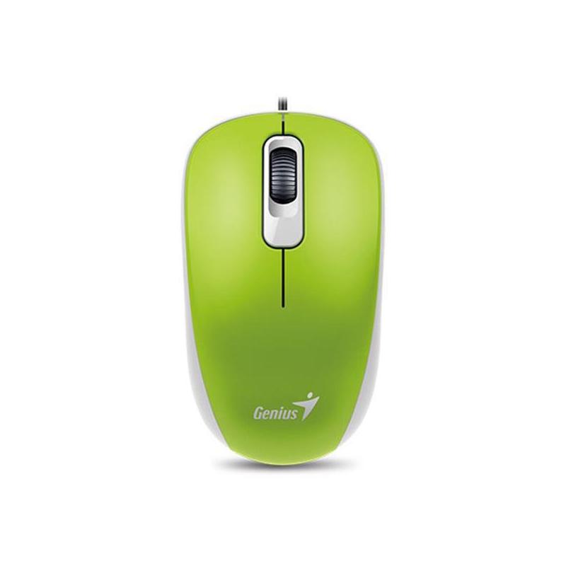 Mysz przewodowa Genius DX-110 Spring Green 1000 DPI