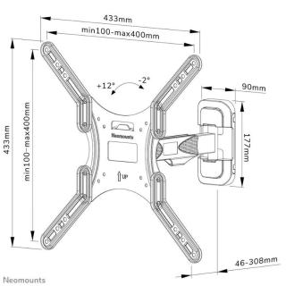 Uchwyt ścienny WL40-540BL14 32-55 cali