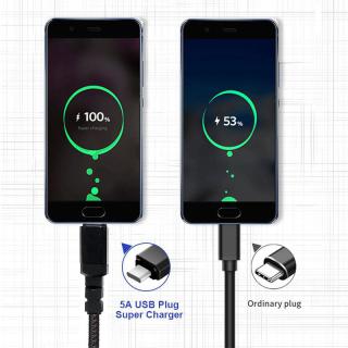 Kabel 2x USB-C 100W 1m wspierajacy PD przesyl danych do 10Gbps MCE491 Czarny