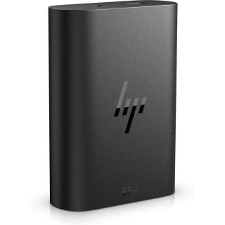 Zasilacz sieciowy HP 65W GaN 2xUSB-C czarny 600Q7AA