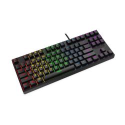 Klawiatura przewodowa KRUX ATAX RGB TKL Outemu Brown czarna