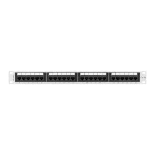 LANBERG PATCH PANEL 24 PORT 1U 19" KAT.6A UTP SZARY PPUA-1024-S