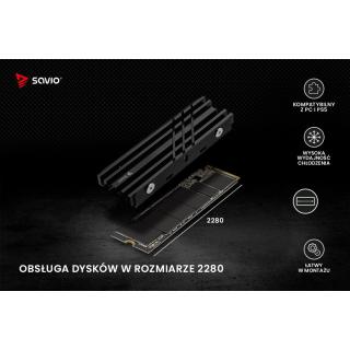 Chłodzenie do dysków M.2 NVMe 2280, AK-60