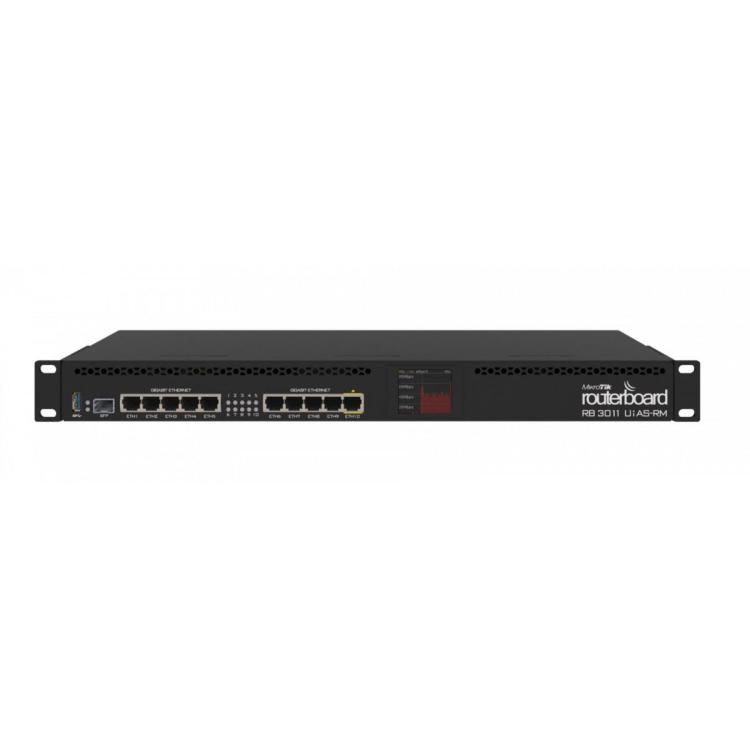 Router xDSL 10xGbE PoE RB3011UiAS-RM