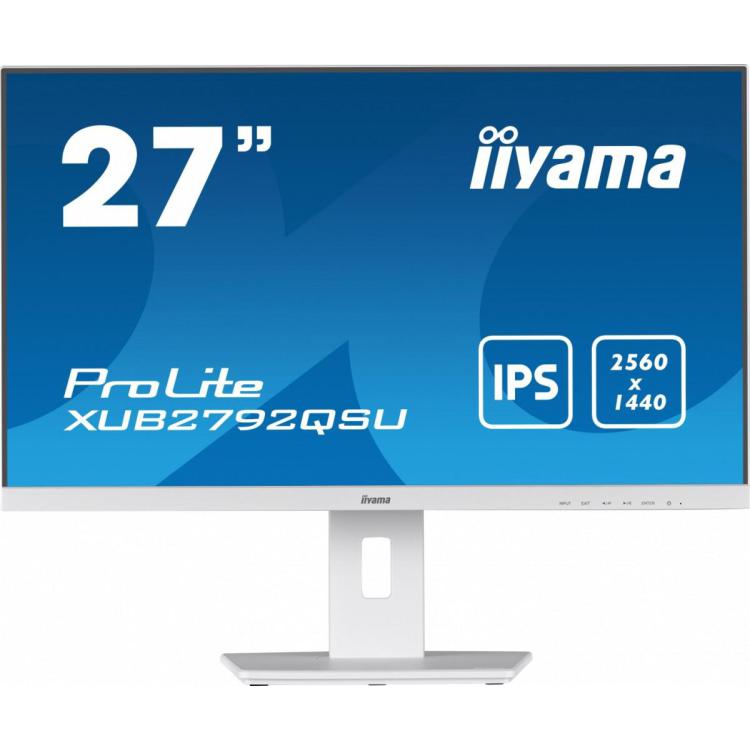 Monitor 27 cali 'XUB2792QSU-W5 IPS,WQHD,HDMI,DP,DVI,HAS(150mm),biały