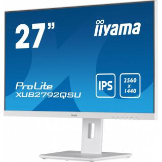 Monitor 27 cali 'XUB2792QSU-W5 IPS,WQHD,HDMI,DP,DVI,HAS(150mm),biały