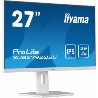 Monitor 27 cali 'XUB2792QSU-W5 IPS,WQHD,HDMI,DP,DVI,HAS(150mm),biały